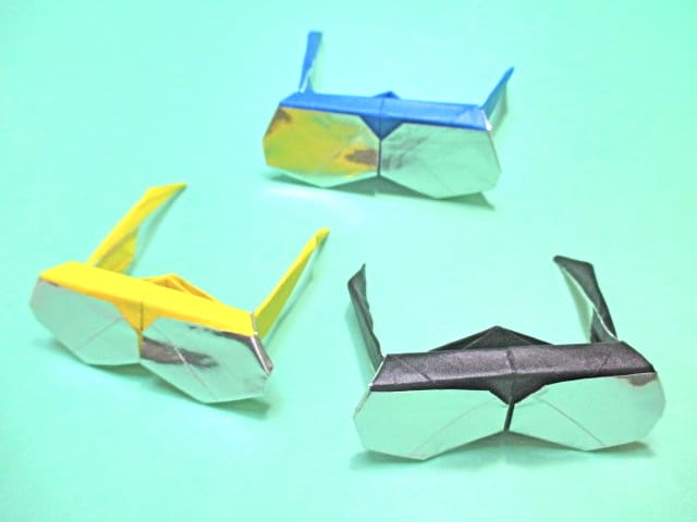 無料ダウンロード メガネ 折り紙 作り方 無料の折り紙画像