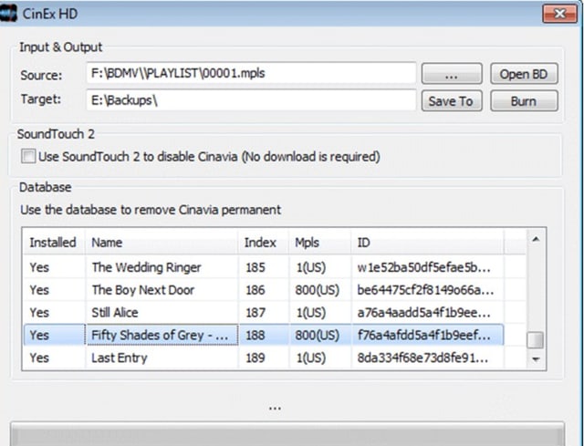 CinEx HD UtilityとDVDFab Cinavia 除去のレビュー - gooブログはじめました！