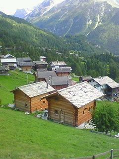 ヨーロッパの旅から スイスの丸太小屋 山荘雑記