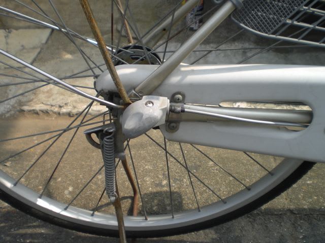 乗ってない自転車 修理
