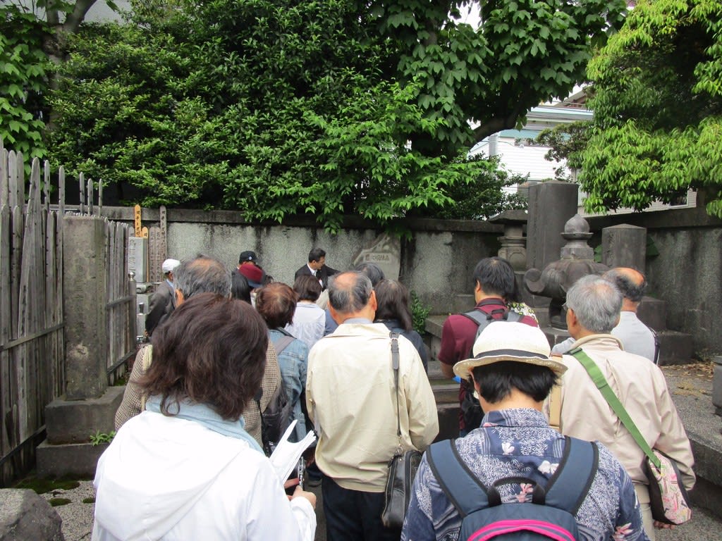 第14回巡墓会 深川巡墓会 江戸の始まりと幕末黎明期の群像 を開催しました 探墓巡礼顕彰会 歴史研究会連携団体による墓碑調査プロジェクト