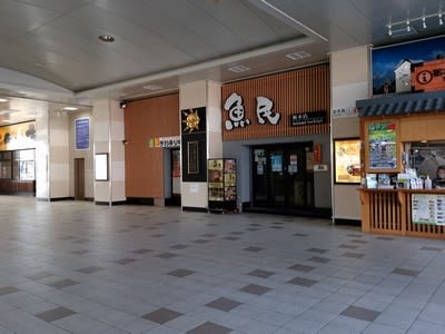 栃木駅改札前(栃木県栃木市)
