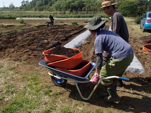 土壌改良をする みんなの畑の日記 農業実践教室