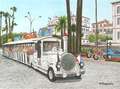 モナコの観光バス