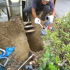 雨水管の取り替え工事2