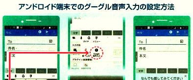 グーグル音声入力設定法1