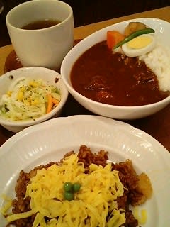 えびめしとカレーのセット950＠いんでぃら（渋谷1）