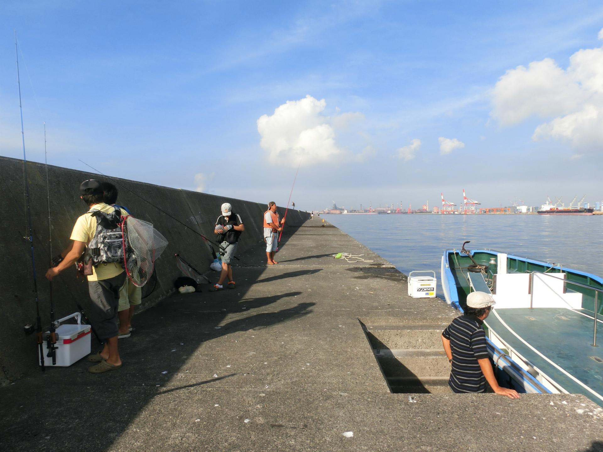 川崎新堤で初めての黒鯛 のぶちんのへち釣り修行