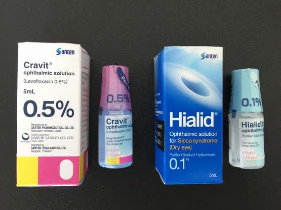 クラビット ものもらい タイでものもらいのお薬『クラビット点眼薬』が普通に薬局で買えた