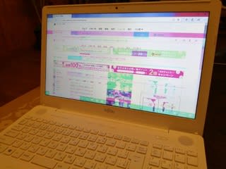 オーマイガー ノートパソコンの画面がおかしくなった ランディ Kの徒然なるままに日暮らし