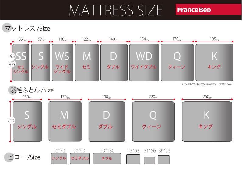 フランスベッド マットレス クイーンサイズ-