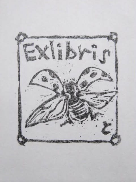 No.1954 てんとう虫のExlibris - 海山の創作ノート
