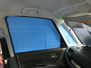 車中泊準備 窓の目隠し 断熱対策 写真日記