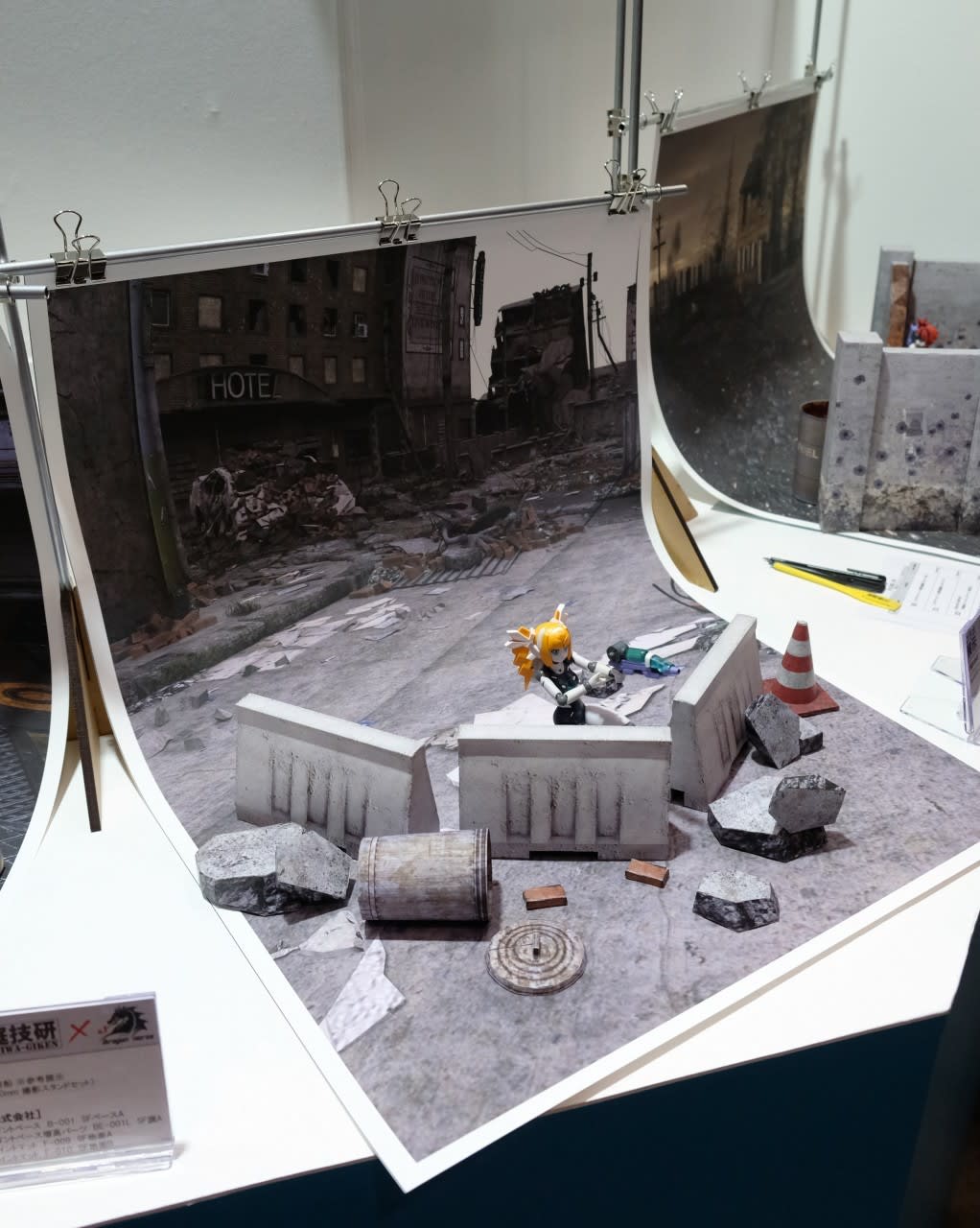 箱庭技研 ジオラマシート サンプル展示 - 3Dの立体視でフィギュアを眺めるブログ（空き家）