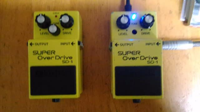 エフェクター自作ネタ Bossのsd 1落札品の到着 改造品 エレアコ エレキ エフェクター自作遊びと実験 エフェクター自作ネタ Bossのsd 1落札品の到着 改造品 エレアコ エレキ エフェクター自作遊びと実験