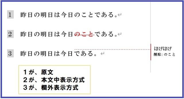 Word変更履歴機能で 削除した文字に取り消し線を表示 パソコン悪戦苦闘記録