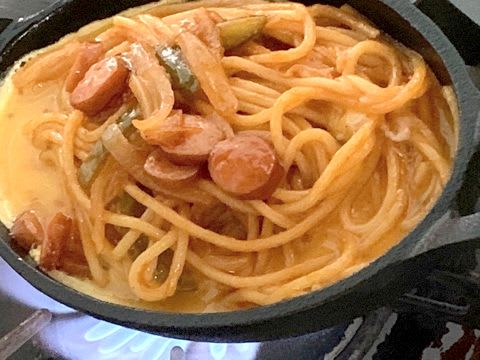 バーナーでチーズこんがり チーズオムナポリタン 毎日がうまいもん祭り