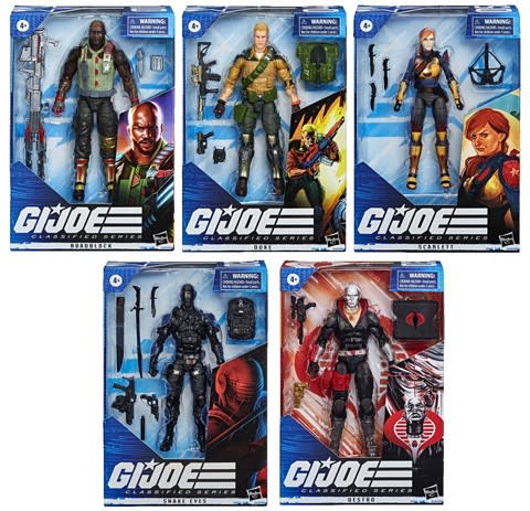 エバニュー 未開封 G.I.ジョー クラシファイド B.A.T. 6体セット GI