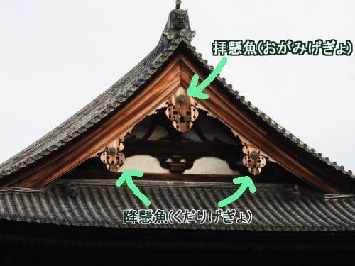 東福寺本堂の懸魚