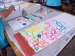 4年生 図画工作 まぼろしの花 大田区立多摩川小学校 4年生 図画工作 まぼろしの花 大田区立多摩川小学校