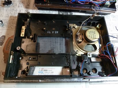 カセットテープレコーダーの修理 菜園す の亭主