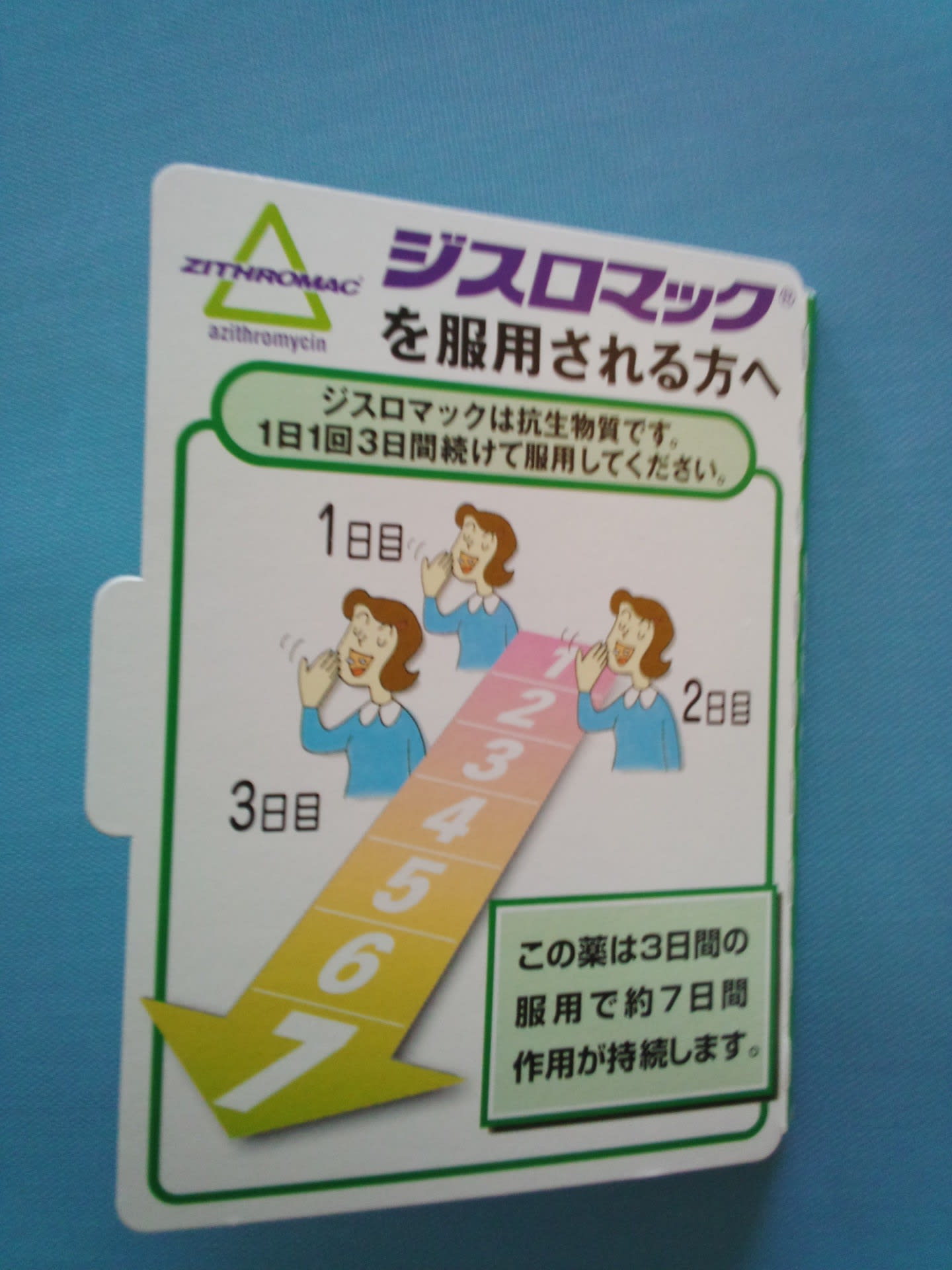 抗生物質 ジスロマック錠 愛しき時間 とき