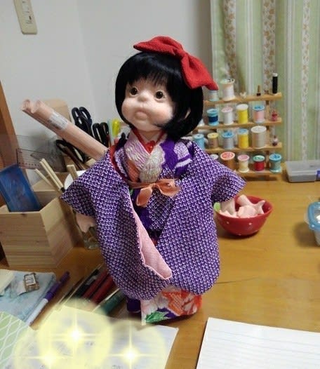 お着物のこと 昨日の続き - 奈緒のお人形