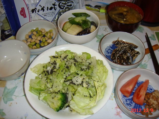 昼ご飯 晩ご飯 野菜が主食 ゴルフ 日々雑感