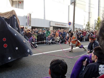 飯田お練り祭り 東野の大獅子 其の壱 熨斗 のし