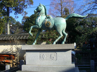 立木神社の神馬（しんめ）