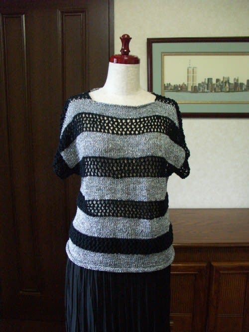 手編みサマーセーター