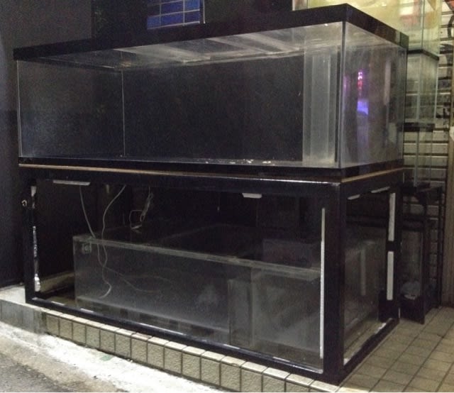 中古1800×800×600アクリルオーバーフロー水槽セット 中古1800×800×600アクリルオーバーフロー水槽セット