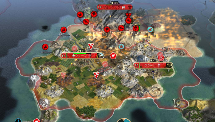 Civ5 Bnwマルチプレイ11人戦 最終話 幸いなるオーストリアよ 汝は結婚せよ 独りで歩いてく人のブログ