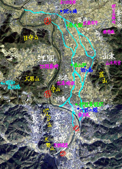 狩野川のむかしの流れ オセンタルカの太陽帝国