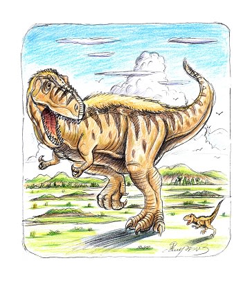 日本児童文学7 8月号表紙 恐竜だいす記