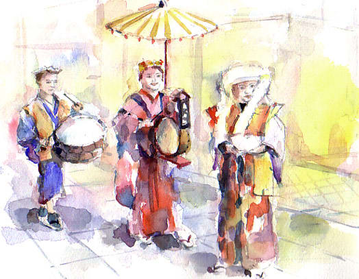 チンドン屋が怖かった頃 夕焼け金魚