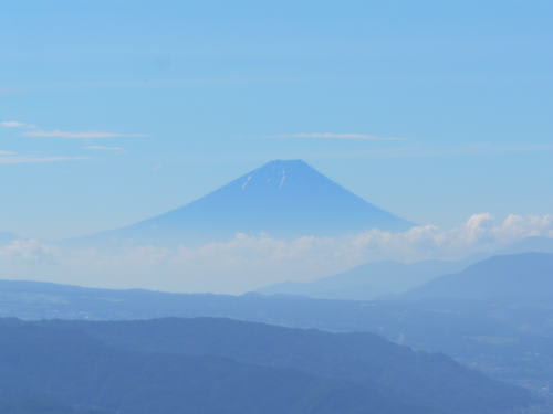 高ボッチで撮影した富士山