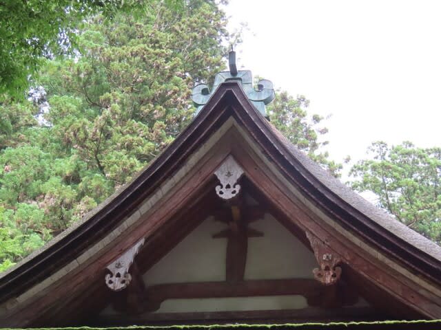 室生寺（むろうじ）　本堂（ほんどう）　猪目懸魚（いのめげぎょ）