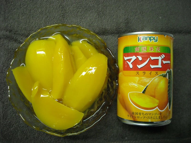 本日のマンゴー マンゴー缶詰食べ比べ やまかづの気ままにマンゴー
