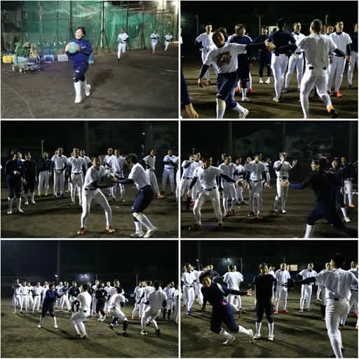 野球部のトレーニング 岡山東商業高校ソフトボール部