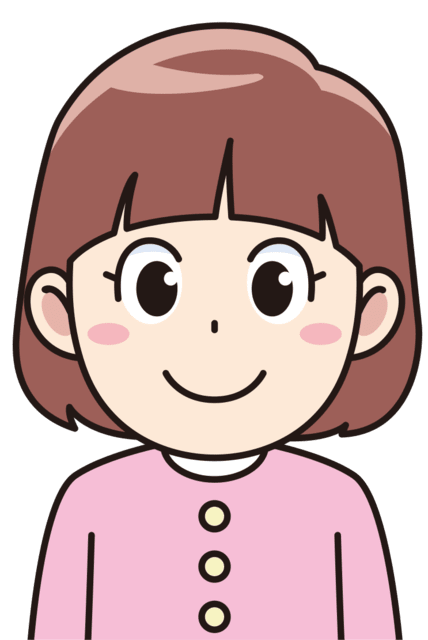 笑顔の女の子 無料イラスト素材 イラスト素材図鑑