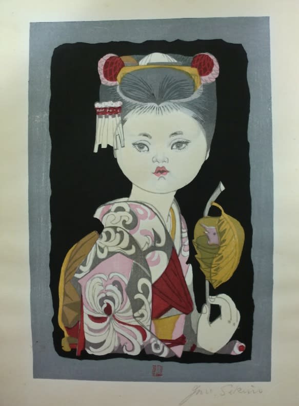 髪飾り 関野準一郎版画 その2 - 夜噺骨董談義