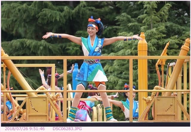 燦水 サマービート 女性ダンサー ディズニー夏祭り２０１８ 東京ディズニーランド 都内散歩 散歩と写真