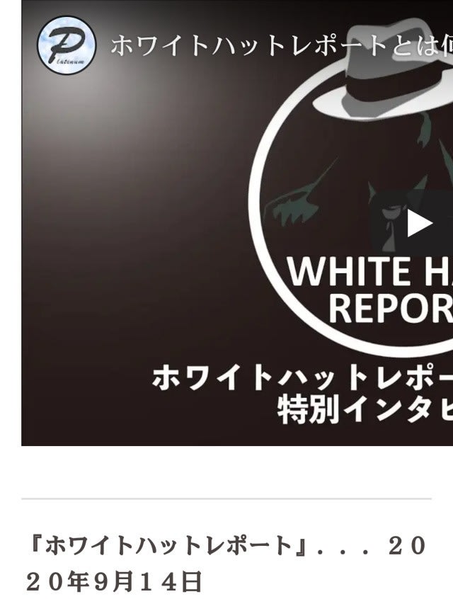 ホワイト ハット レポート