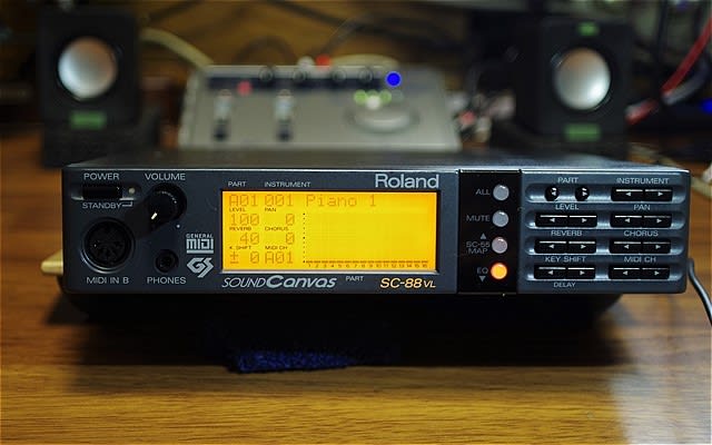 掘り出す Roland SC-88VL 音源モジュール - ☆航空無線とアマチュア 