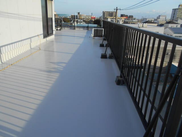 屋上防水リフォーム工事完了写真