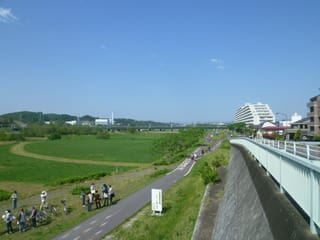 多摩川の河原_20110508