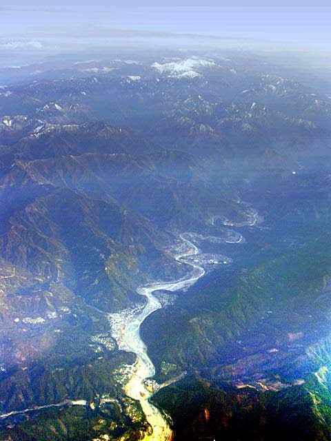 岐阜県上空らしい