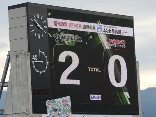 祝　松本山雅FC　2018 明治安田生命 J2リーグ 第34節　勝ち点3