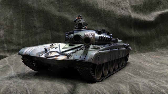 T 72 M1 1 35 12 完成 はじめの戦車模型づくり